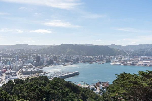 Vista da cidade de Wellington
