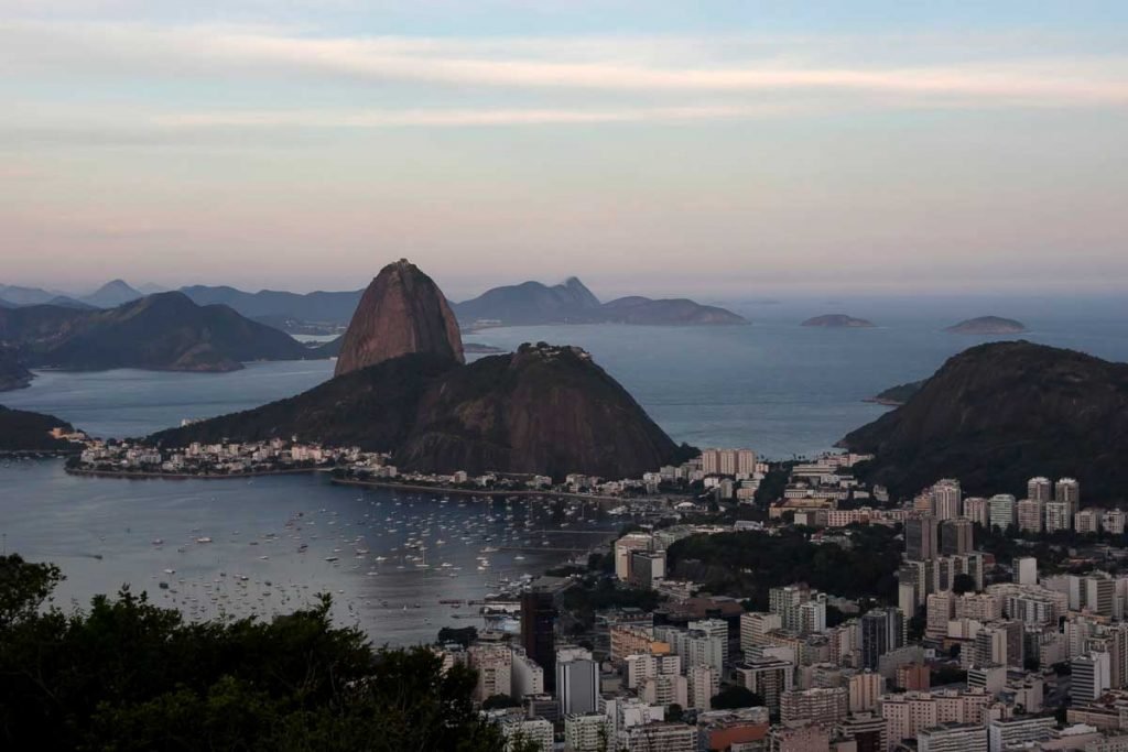 Vista do Rio de Janeiro, destino mais procurado por turistas no Brasil