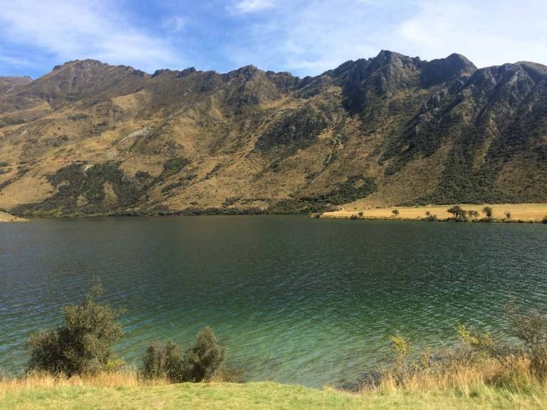 Lago Moke, na Nova Zelândia