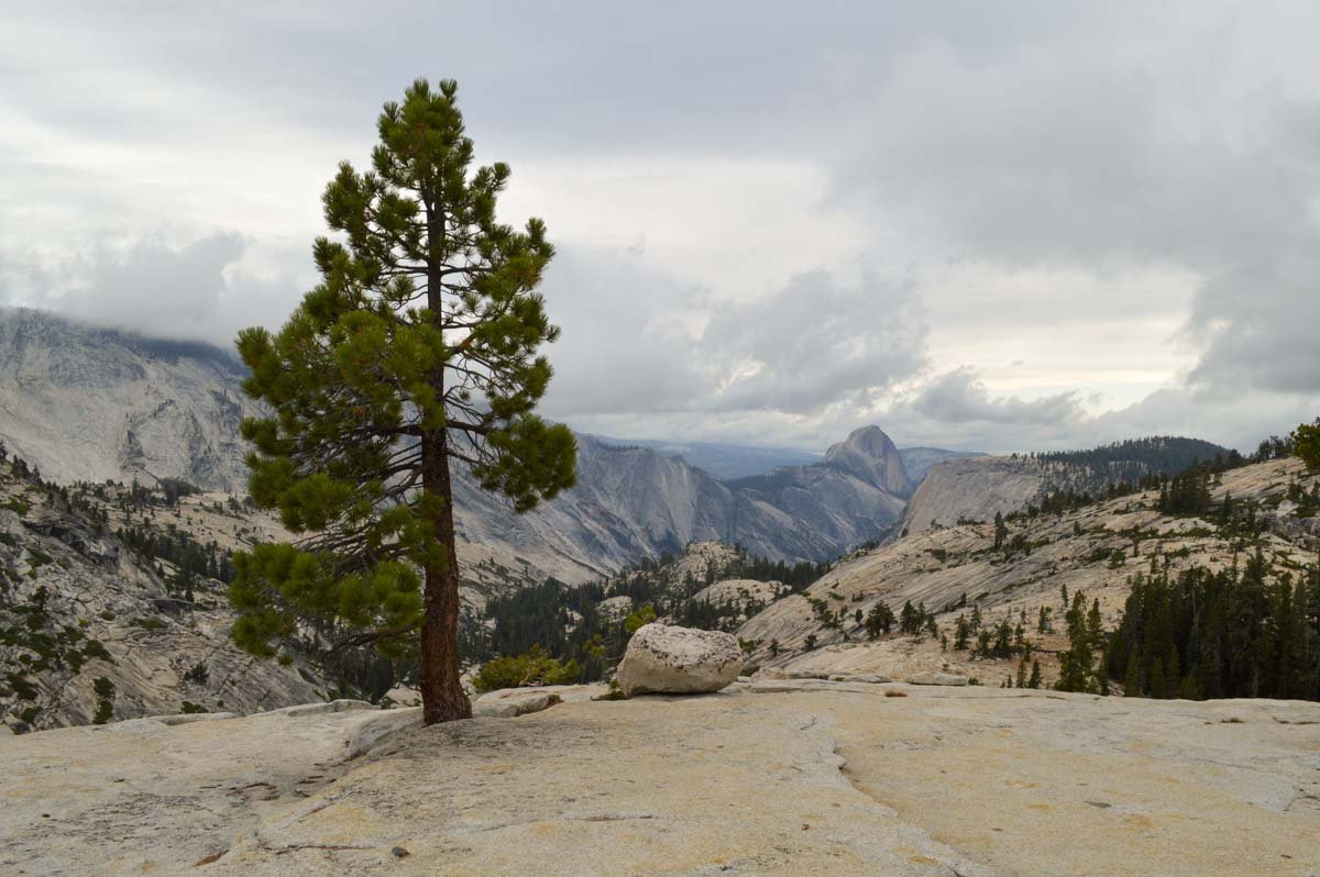 Olmsted Point, na Tioga Road